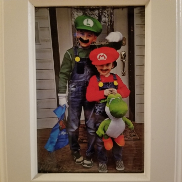 H&M Kids Distressed Denim Overalls,  sz 7-8 - Picture 11 of 11